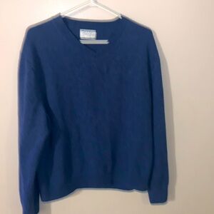 Calvin Klein XL Blue V-Neck Sweater